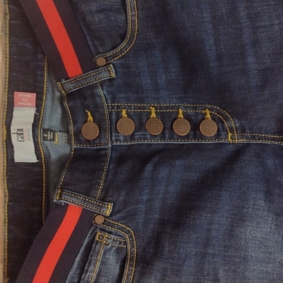 Cabi button fly skinny jeans  size 2 - Picture 2 of 3
